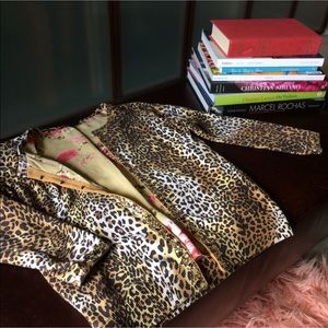 Leopard cardigan sweater